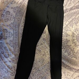 Avia Black Leggings with Form-Fitting Design and Full Length